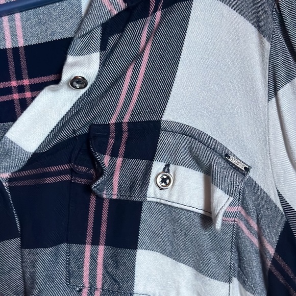 Plaid Guess Button Down - Picture 3 of 3